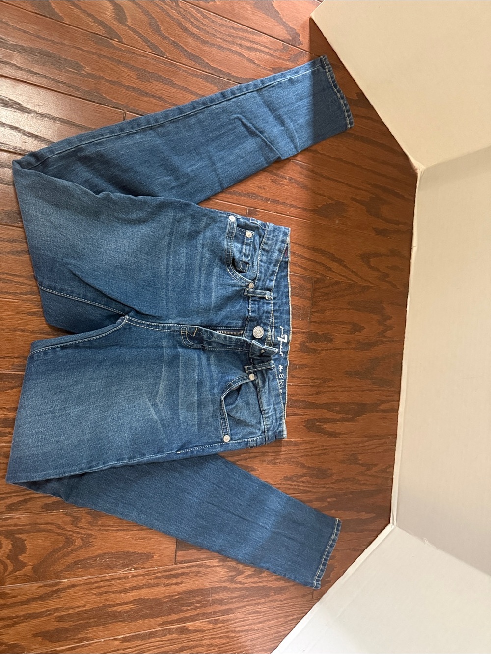 Slim-Fit Women's Skinny Jeans in Mid Blue Wash